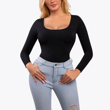 1+1 AKCIA RunwayShape EverydayControl Tvarujúci Bodysuit s Dlhým Rukávom Tangá