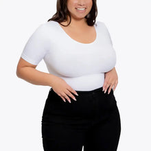 1+1 AKCIA RunwayShape EverydayShaper Tvarujúci Top S Krátkym Rukávom