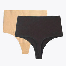 2 ks RunwayShape Mid-Waist Tvarujúca Spodná Bielizeň Tangá